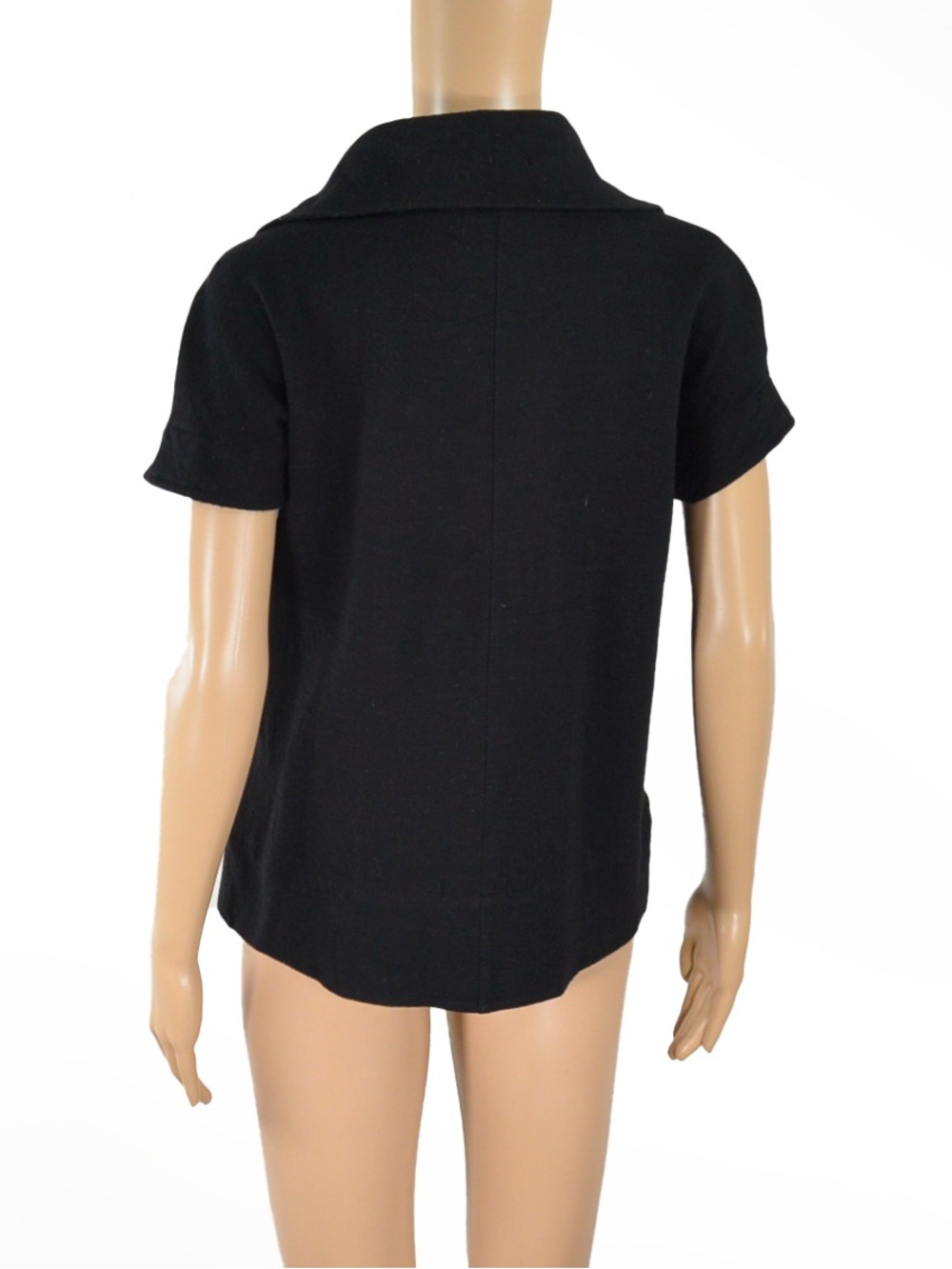 Vintage Marc by Marc Jacobs Black High Neck Convertible Polo Knit Top Y2K 00s - Picture 6 of 11